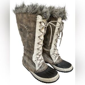 Sorel Cate the Great Lace-Up Boots, Size 8
